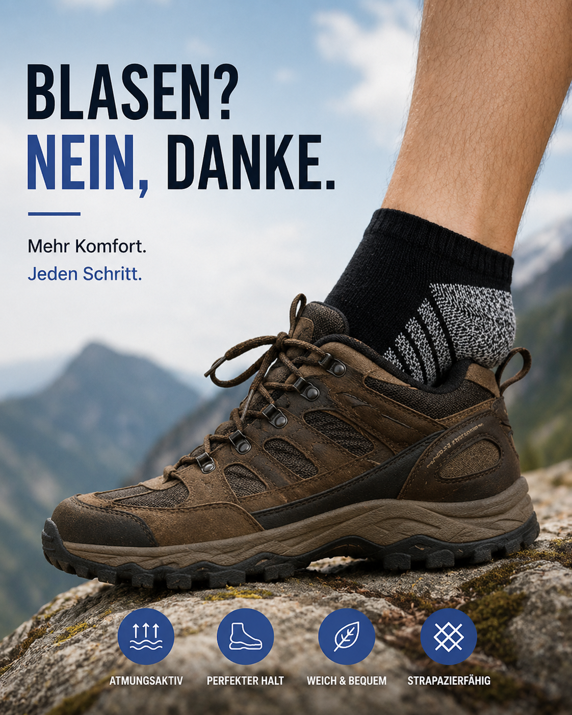AROSA | Trekkingsocken Ankle 2er-Pack
